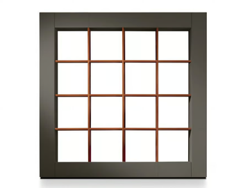 LOOP - Open double-sided tanned leather covered bookcase by i 4 Mariani - view 2